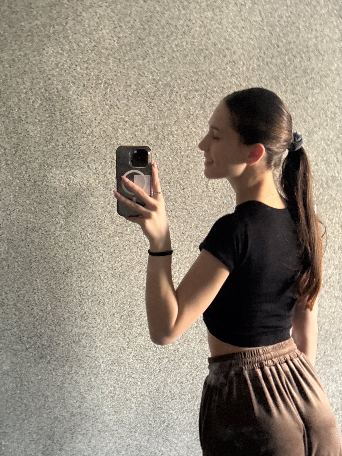 Morning selfies and cat moments documented in Sofia apartment