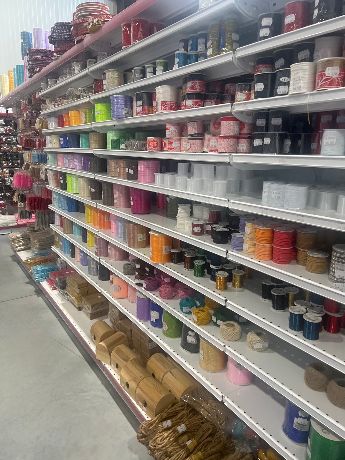 Craft store interior extensively documented in Burgas, Bulgaria