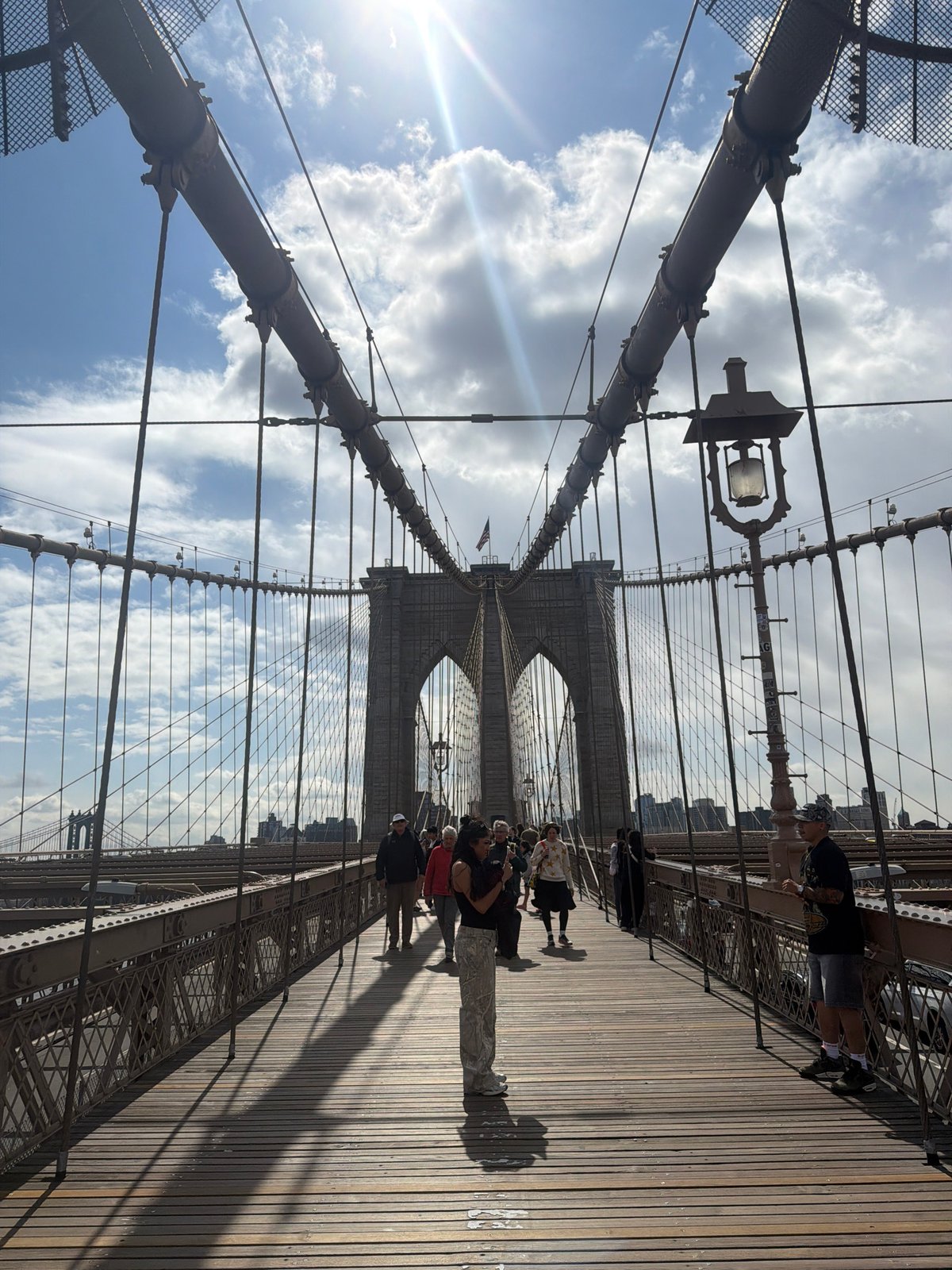Two simultaneous observations recorded in lower Manhattan