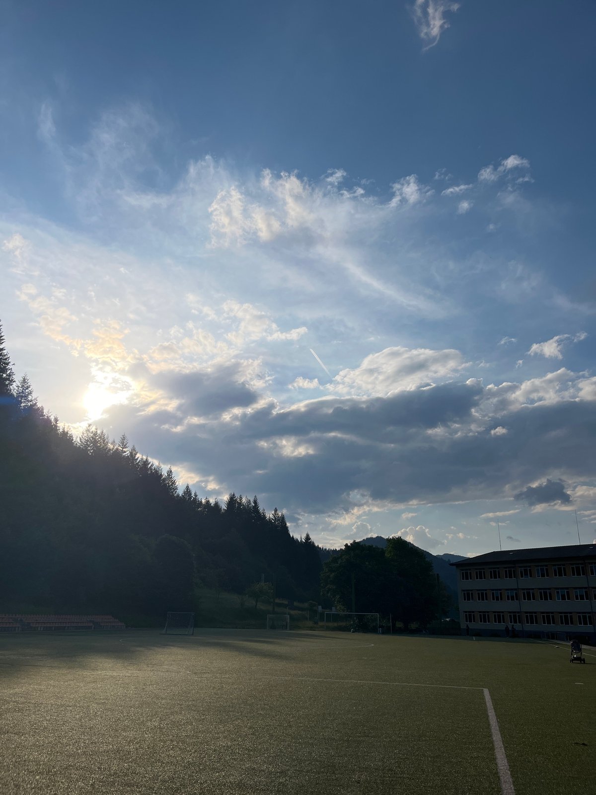 Afternoon documentation of Chepintsi village scenes and sports facilities