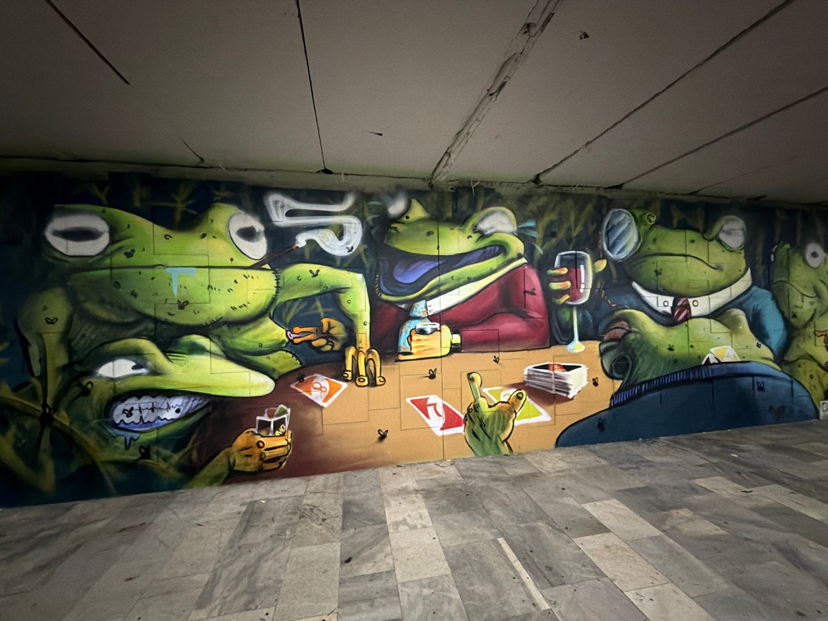 Animal-themed street murals spotted across Sofia, Bulgaria