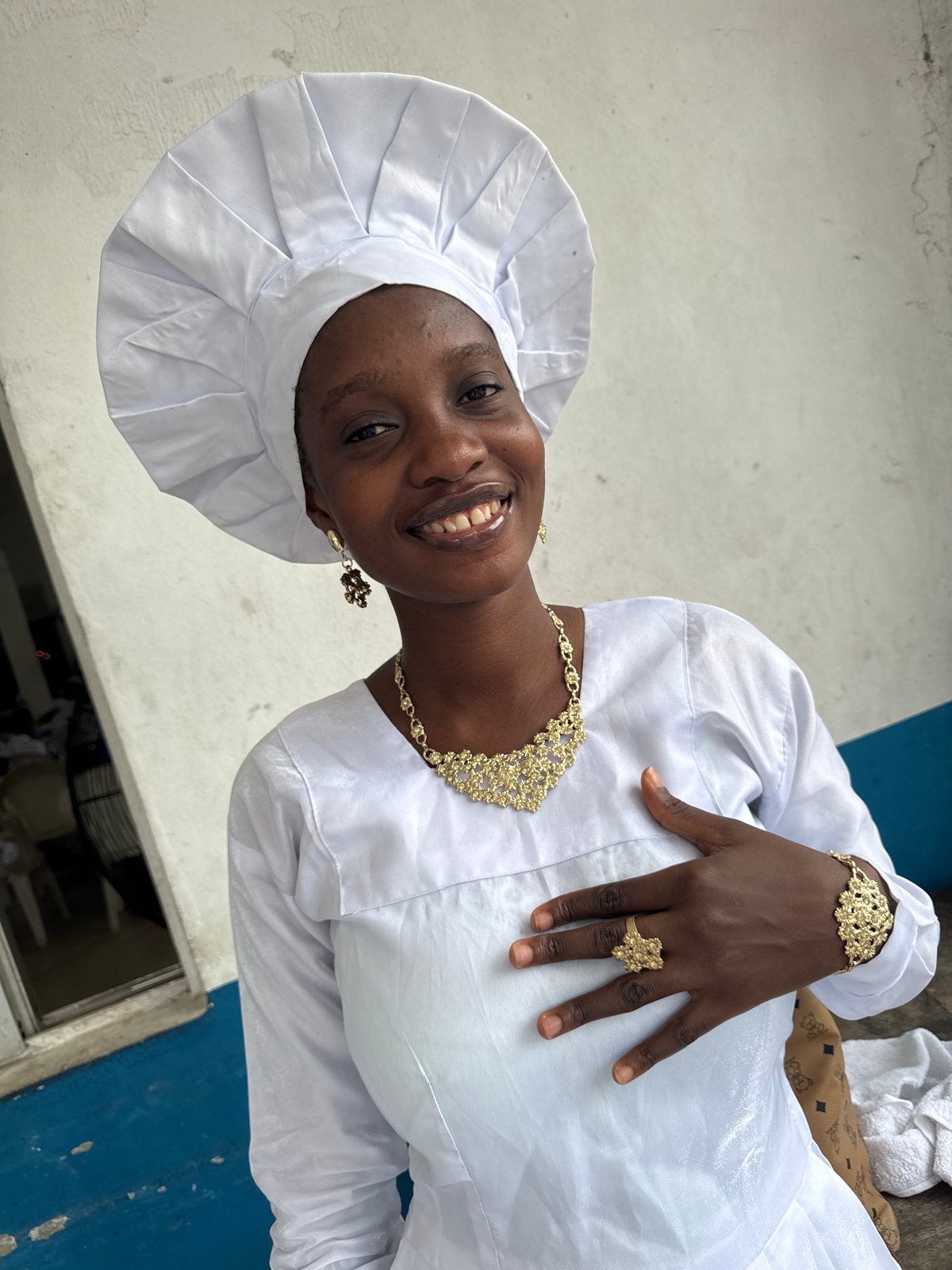 White-robed gathering in Badagry, Nigeria — ceremonial and celebratory