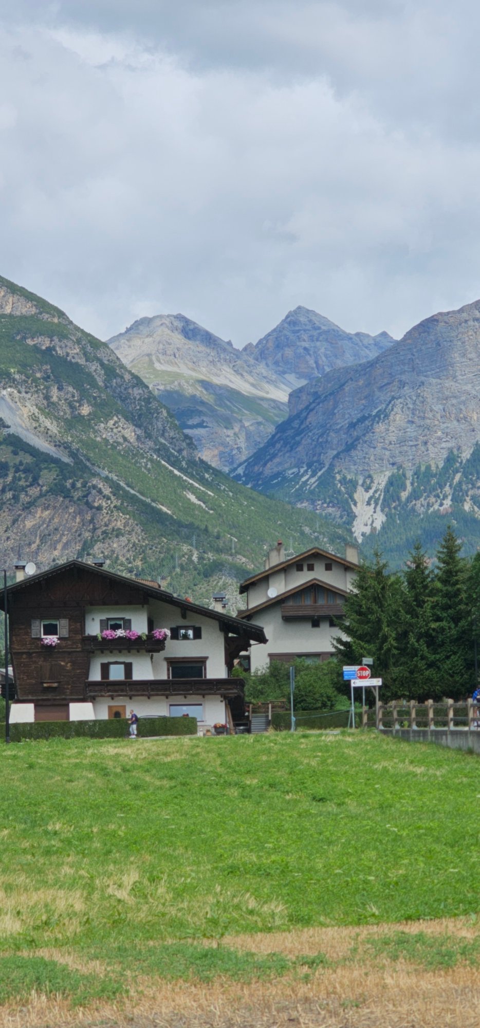 Morning scenes from Bormio amid Alpine peaks and classic architecture