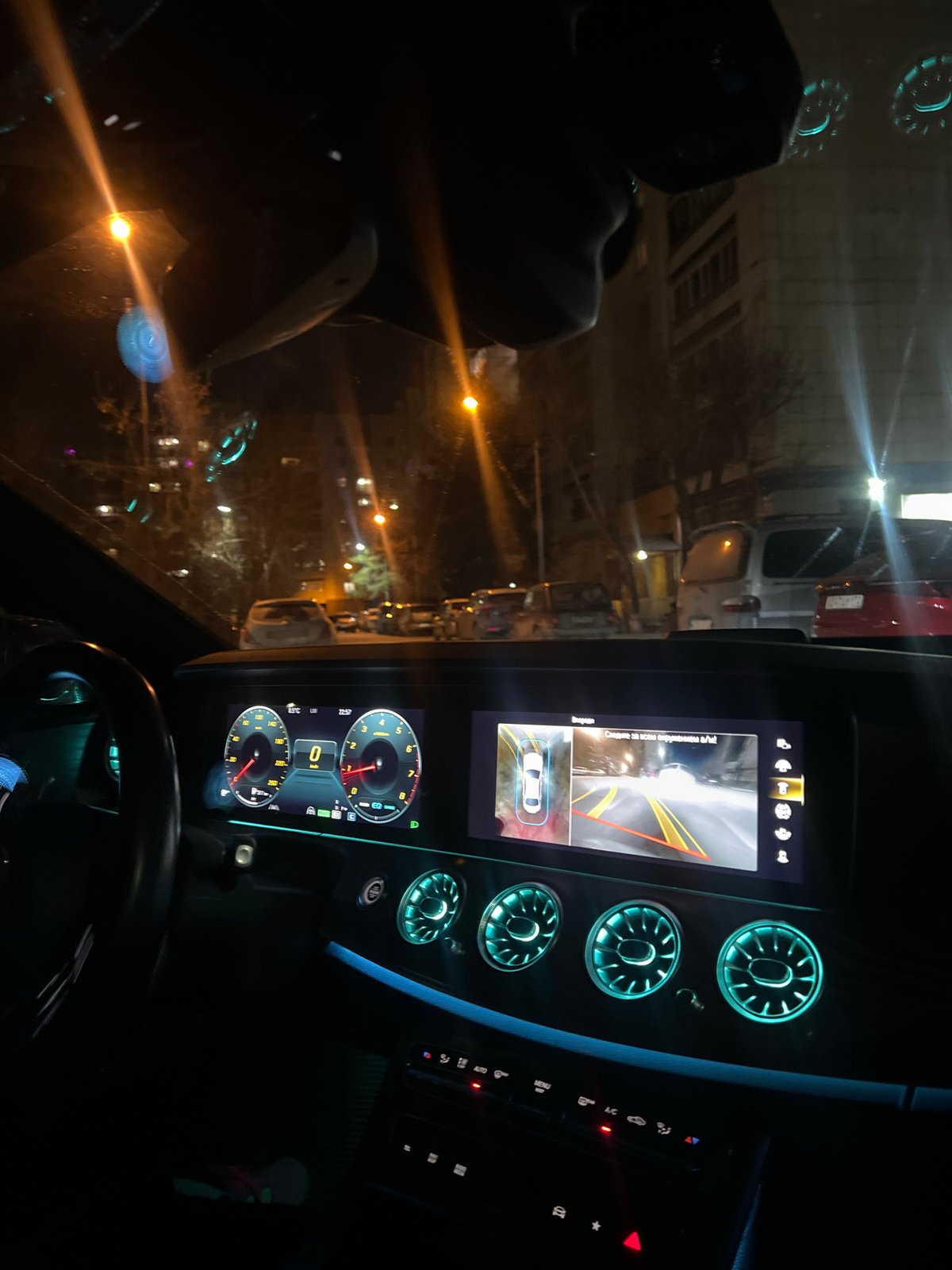 Interior scenes documented in Tyumen, Russia Monday evening