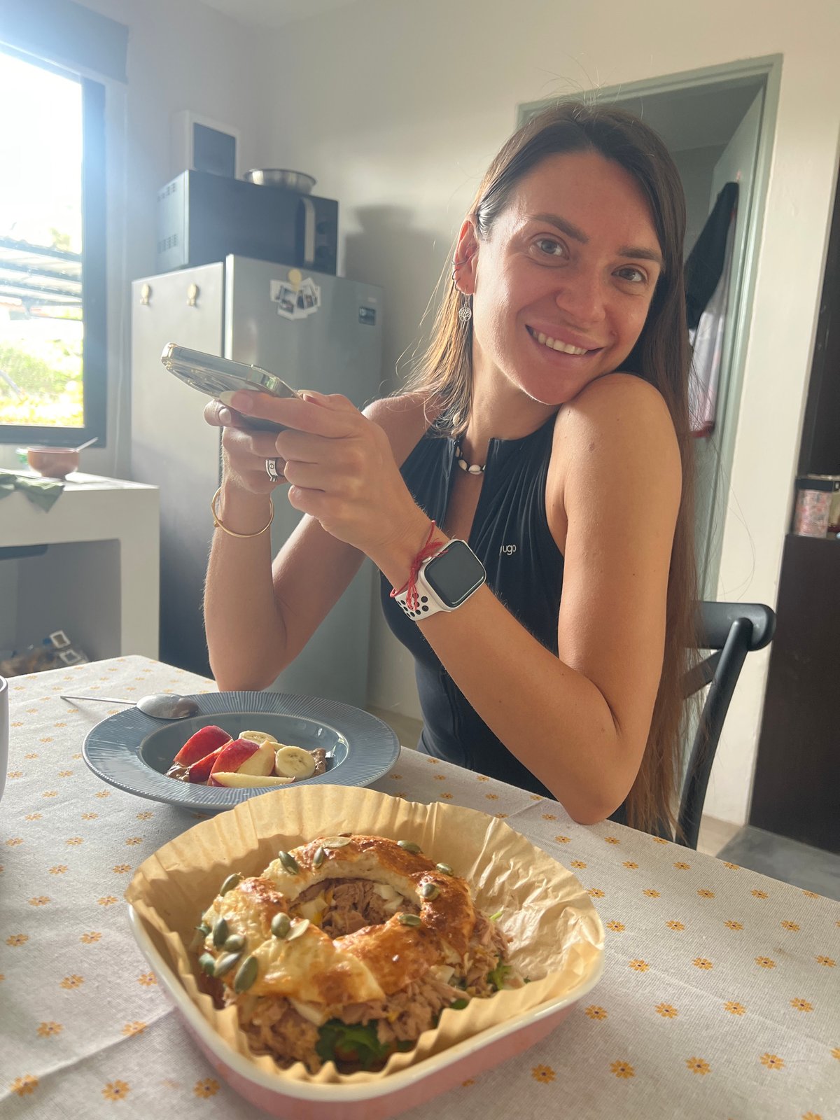 Breakfast and scooter prep on a Ko Samui morning