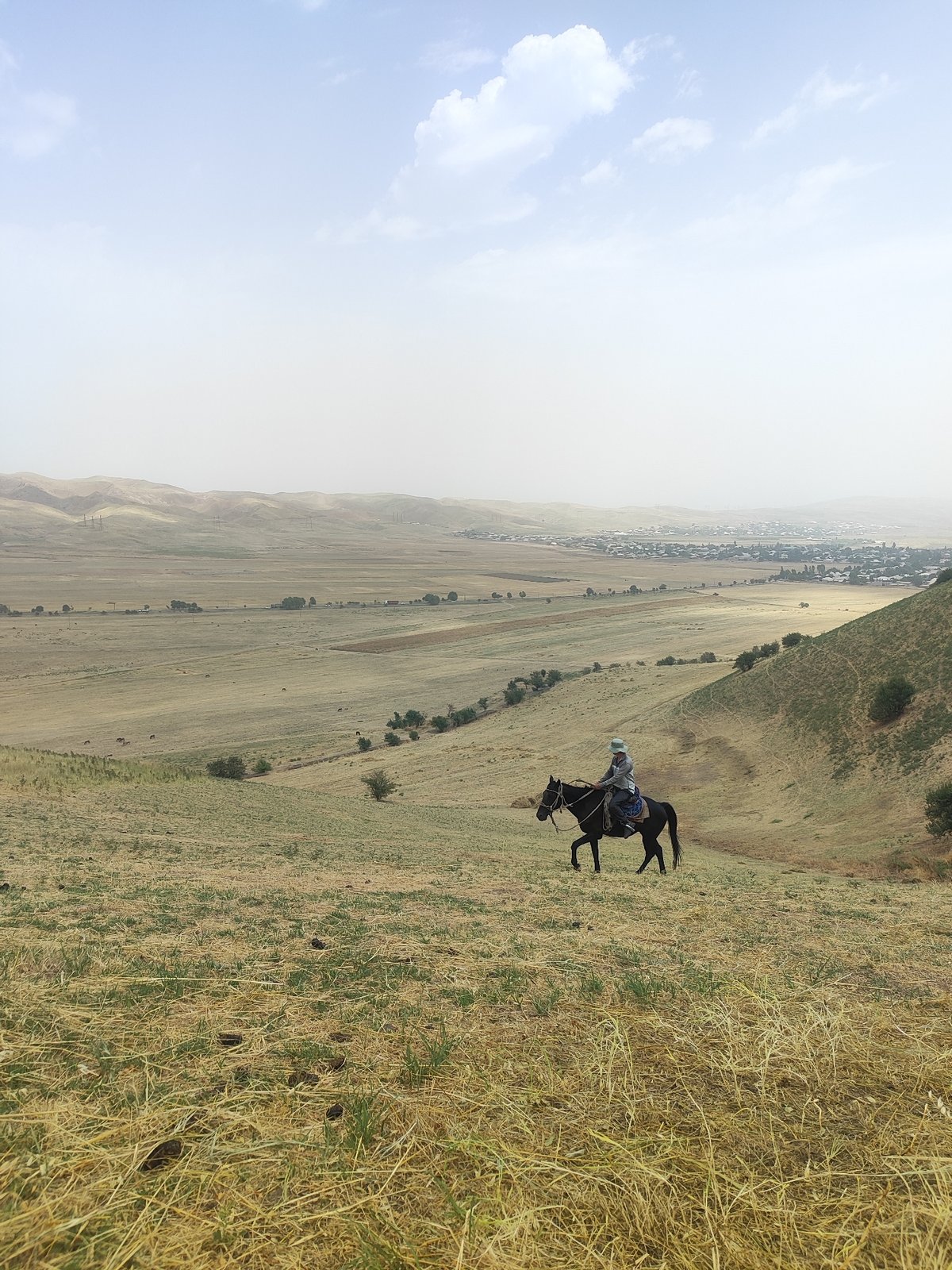 Horseback riding and hilltop views in rural Tajikistan
