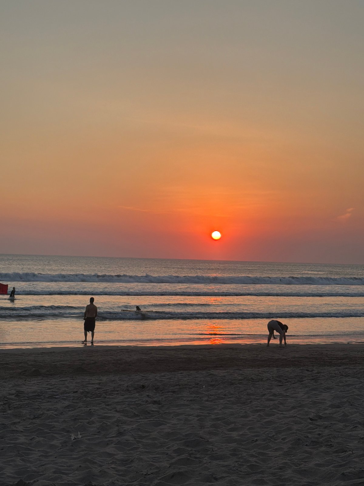 Kuta Beach fills up for another classic Bali sunset