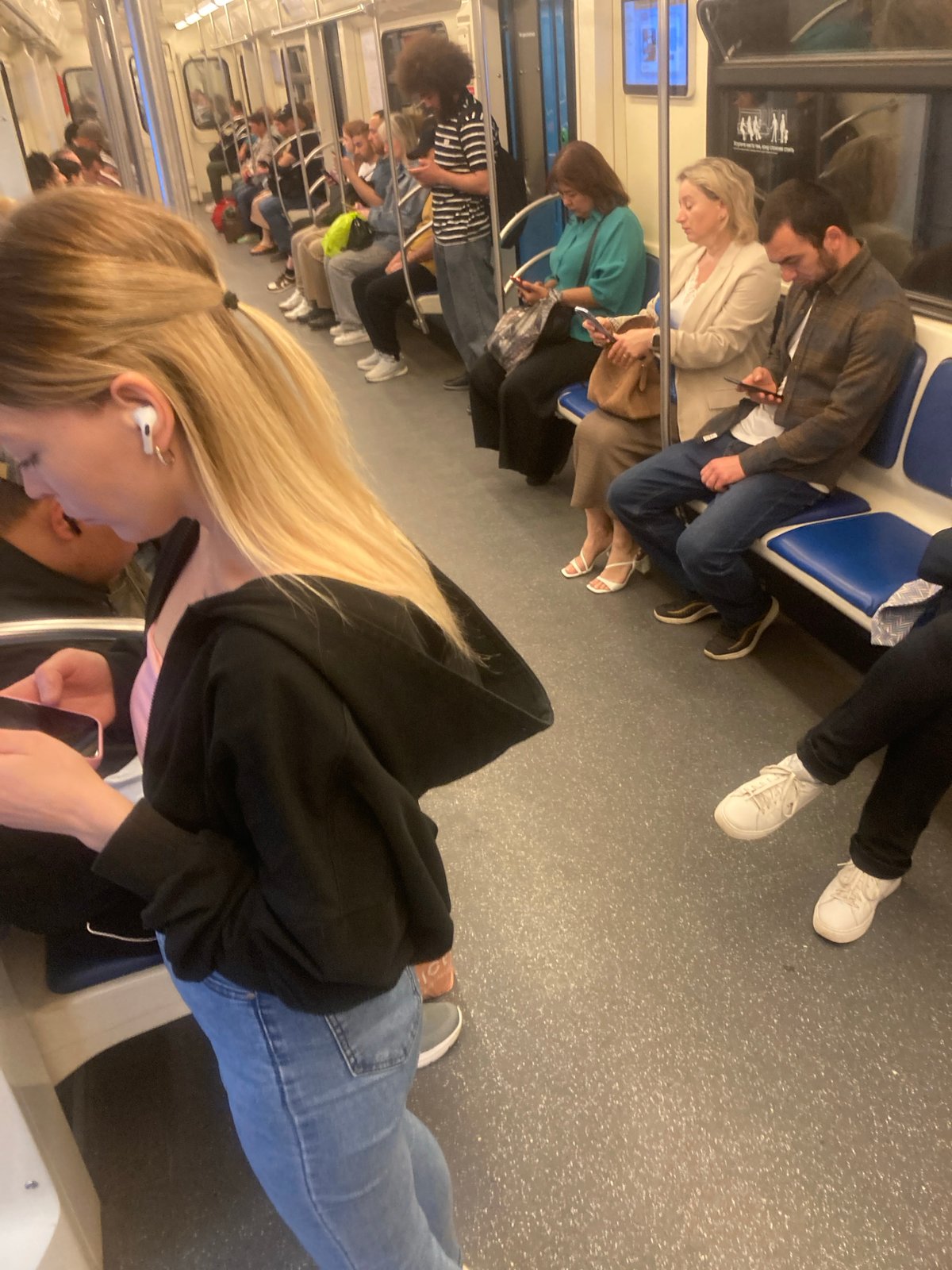 Early Morning Moscow Metro Journey Documented by Single Witness