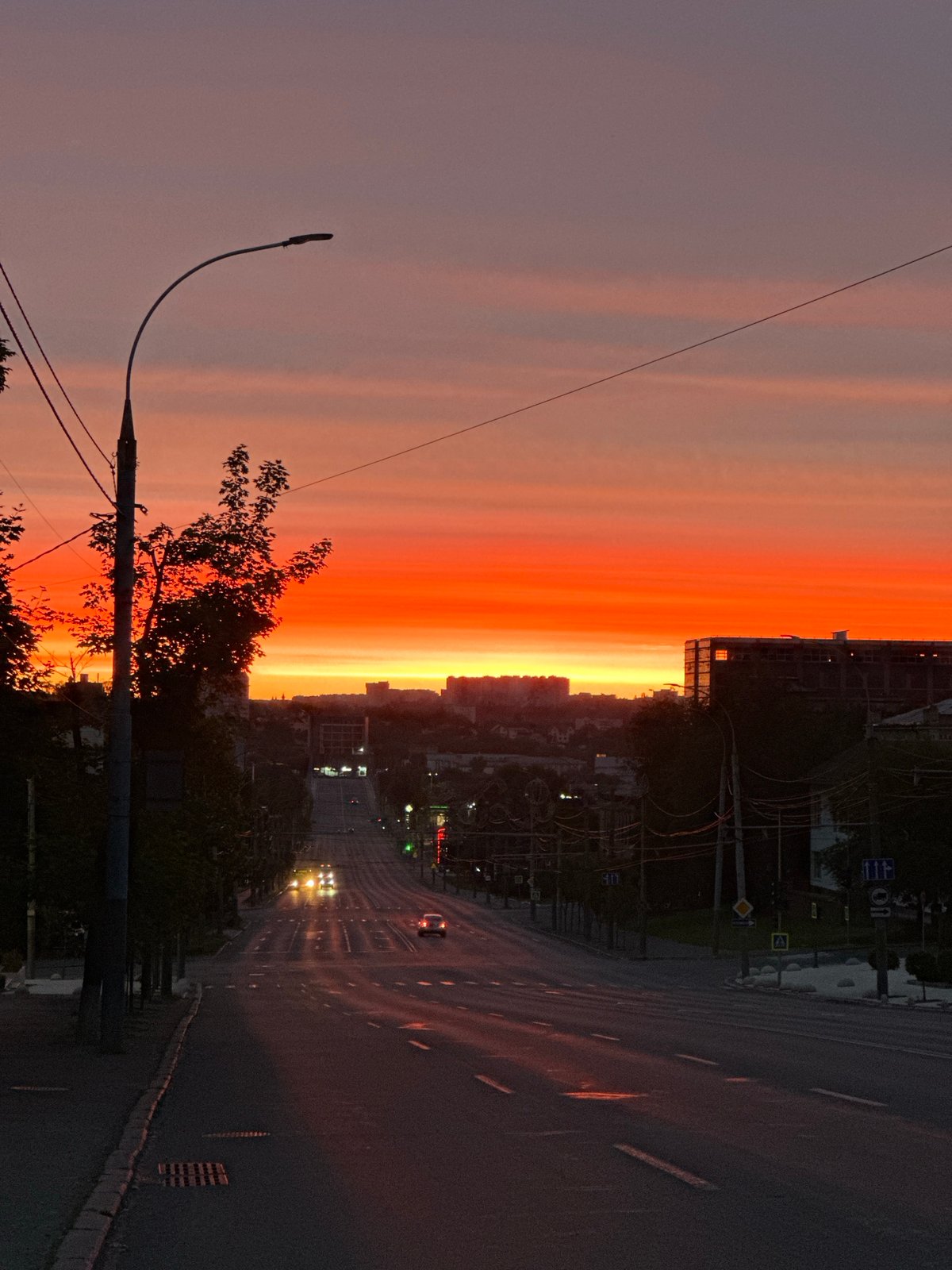 Dawn scenes and white peonies captured in Chișinău