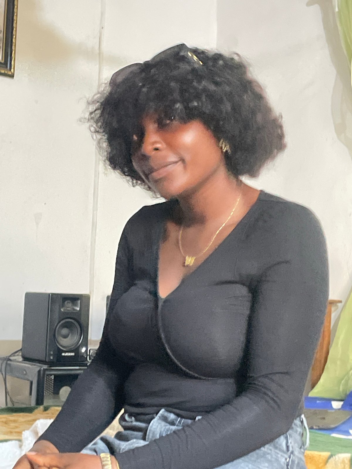 Casual afternoon at home in Jos, Nigeria
