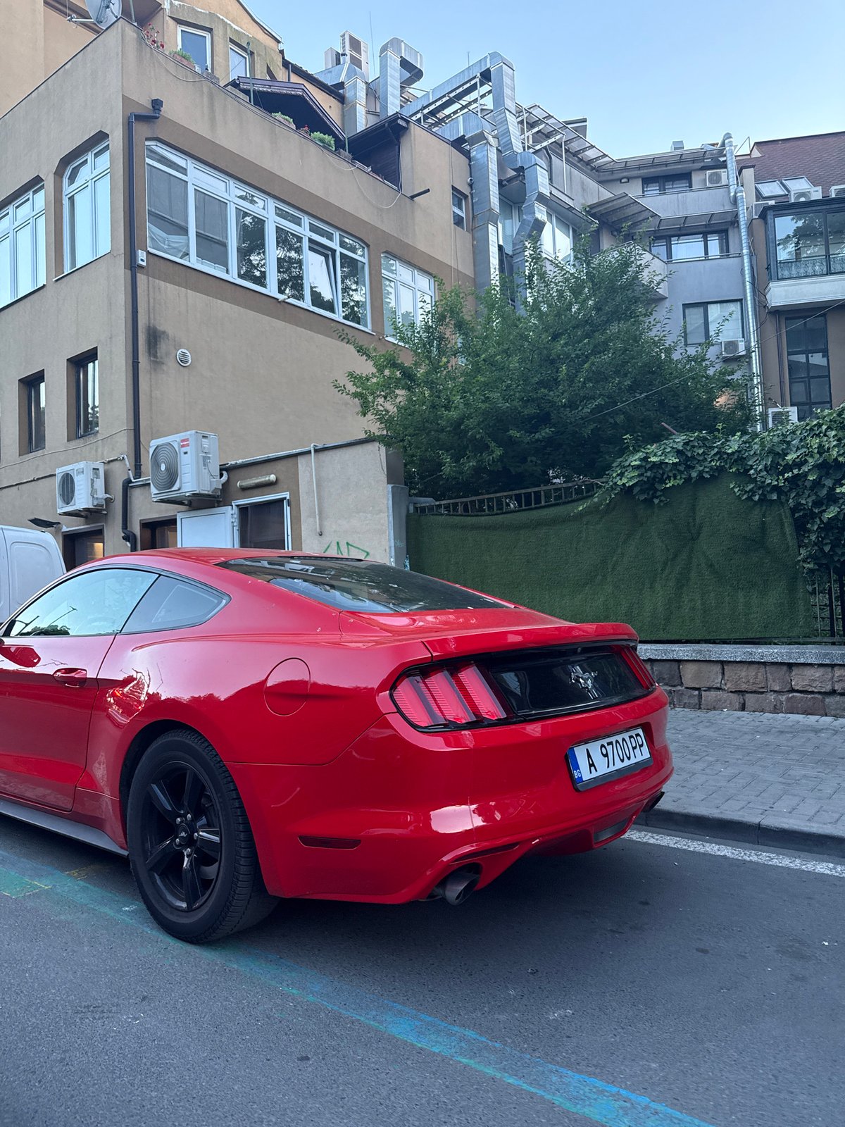 Afternoon street life and street art in Burgas, Bulgaria