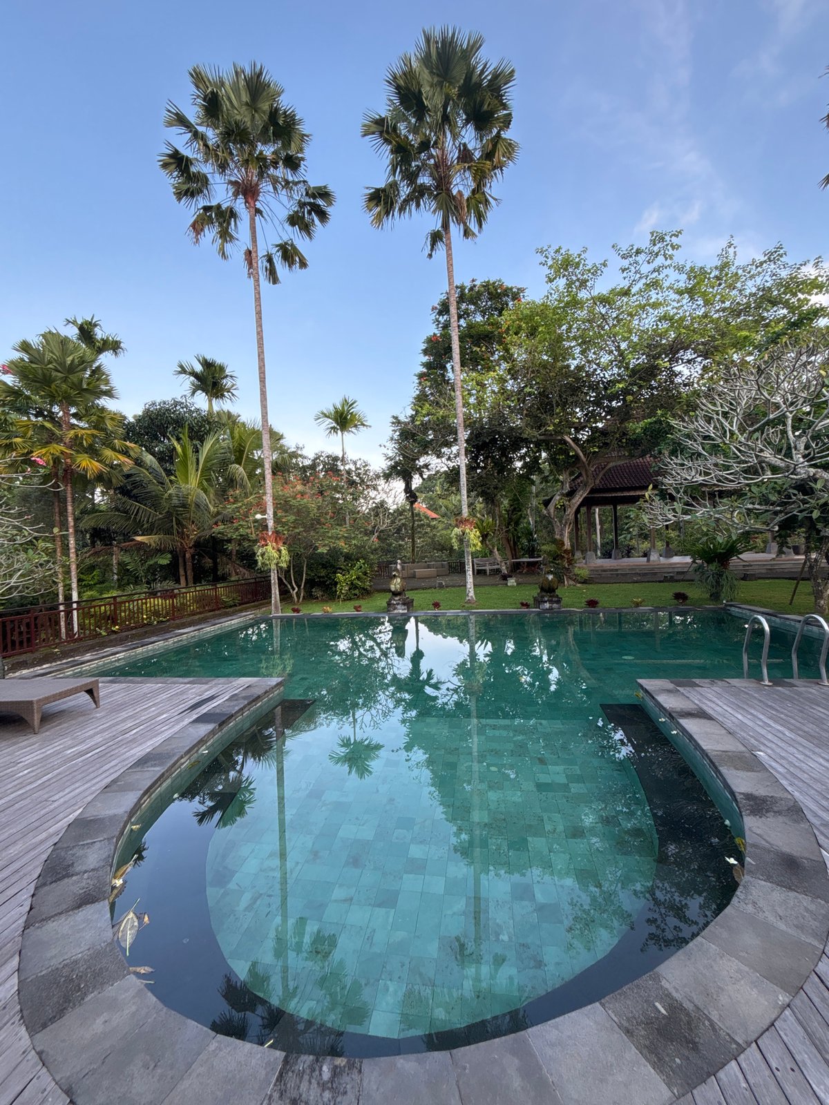 Tranquil water scenes documented in Ubud District, Indonesia
