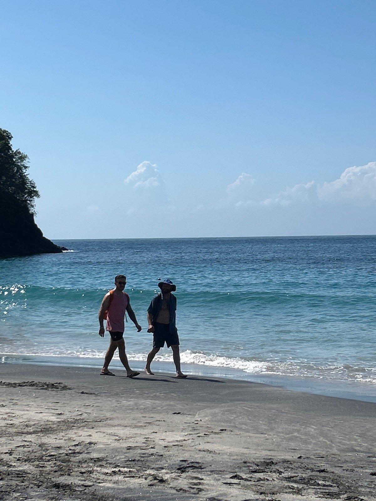 Black sand beach day in Karangasem, Bali's eastern coast.
