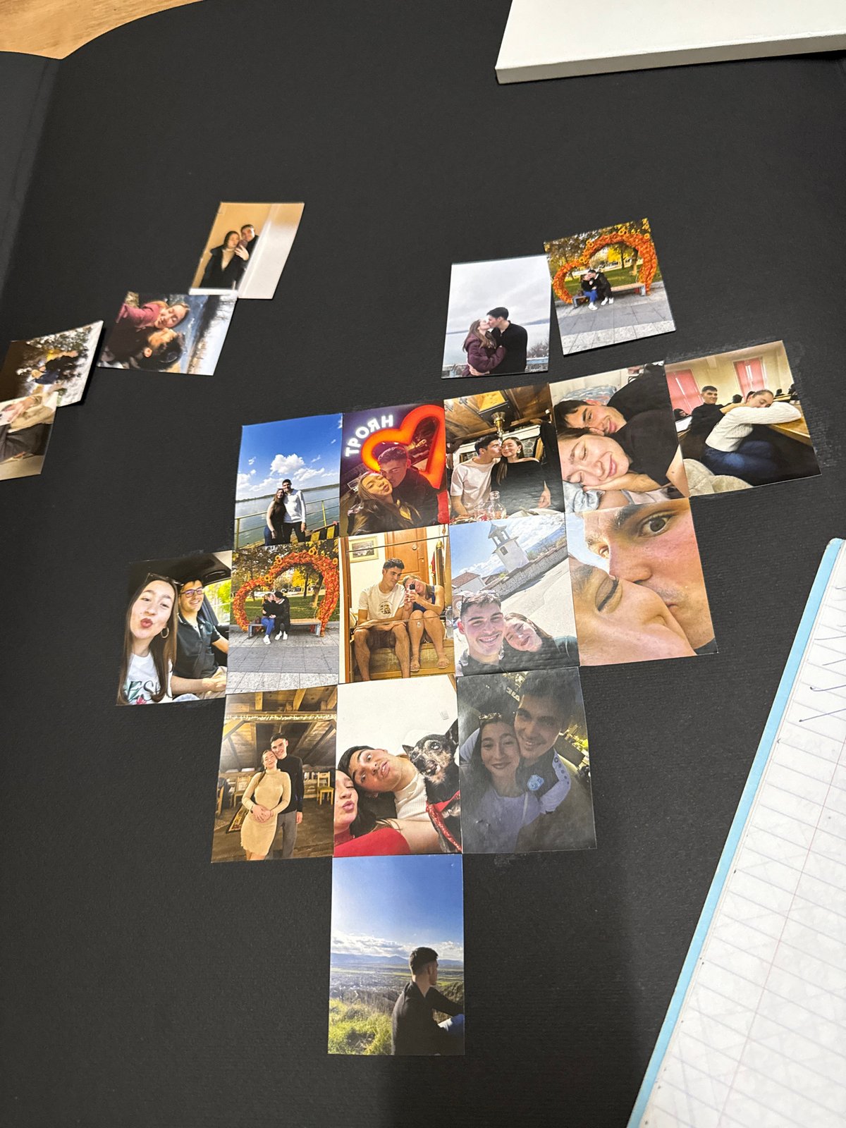 Sofia resident arranges couple photos in commemorative display