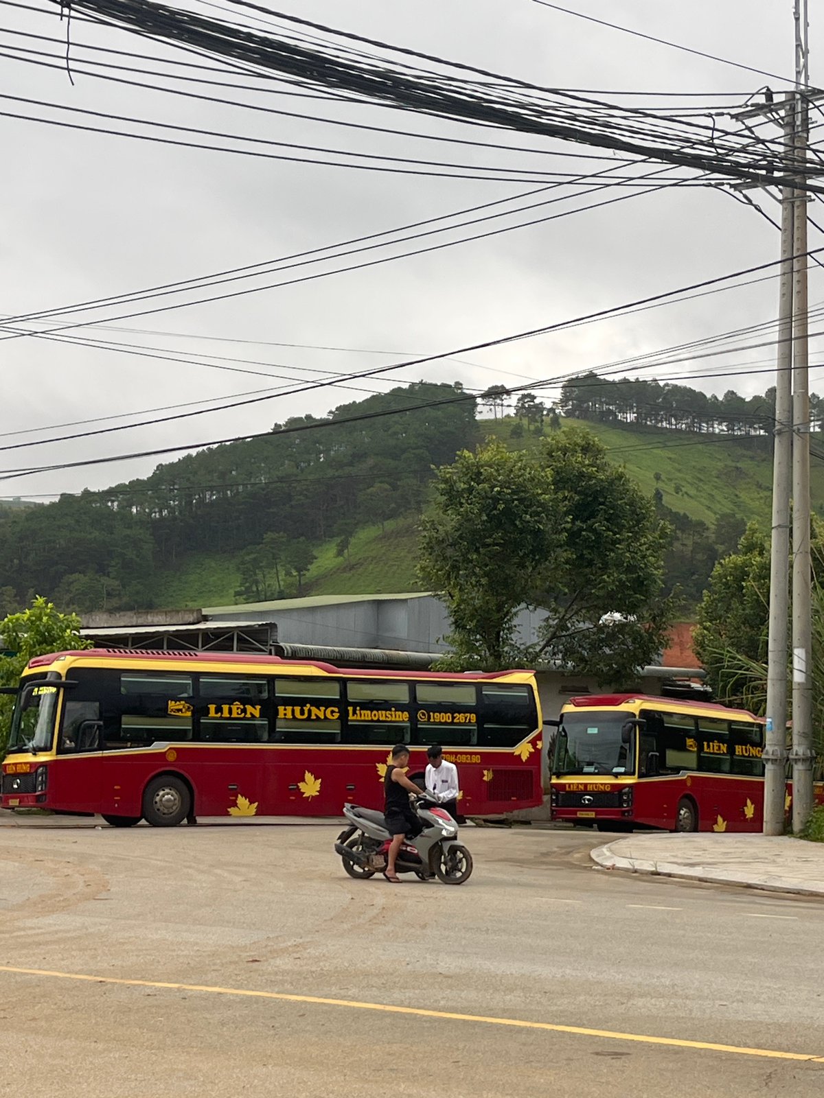 Everyday street scenes documented in Bo Y, Vietnam