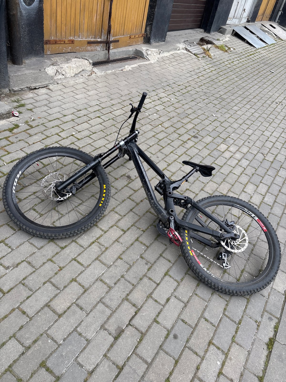 Cyclists gather in paved area of Varna, Bulgaria
