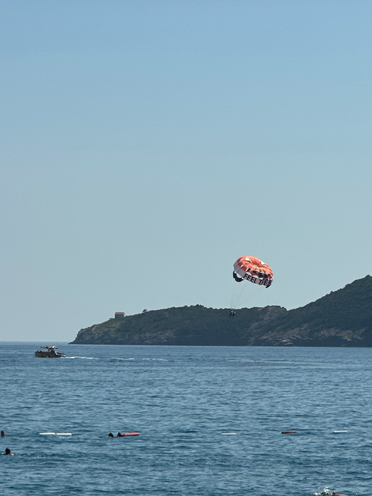 Summer afternoon on the Adriatic at Boreti, Montenegro