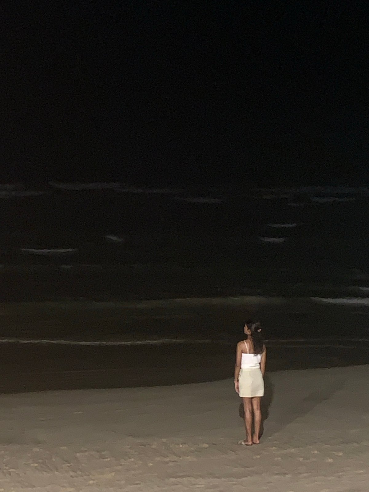 Quiet moments captured in Ahangama: beachside evening, resting dog