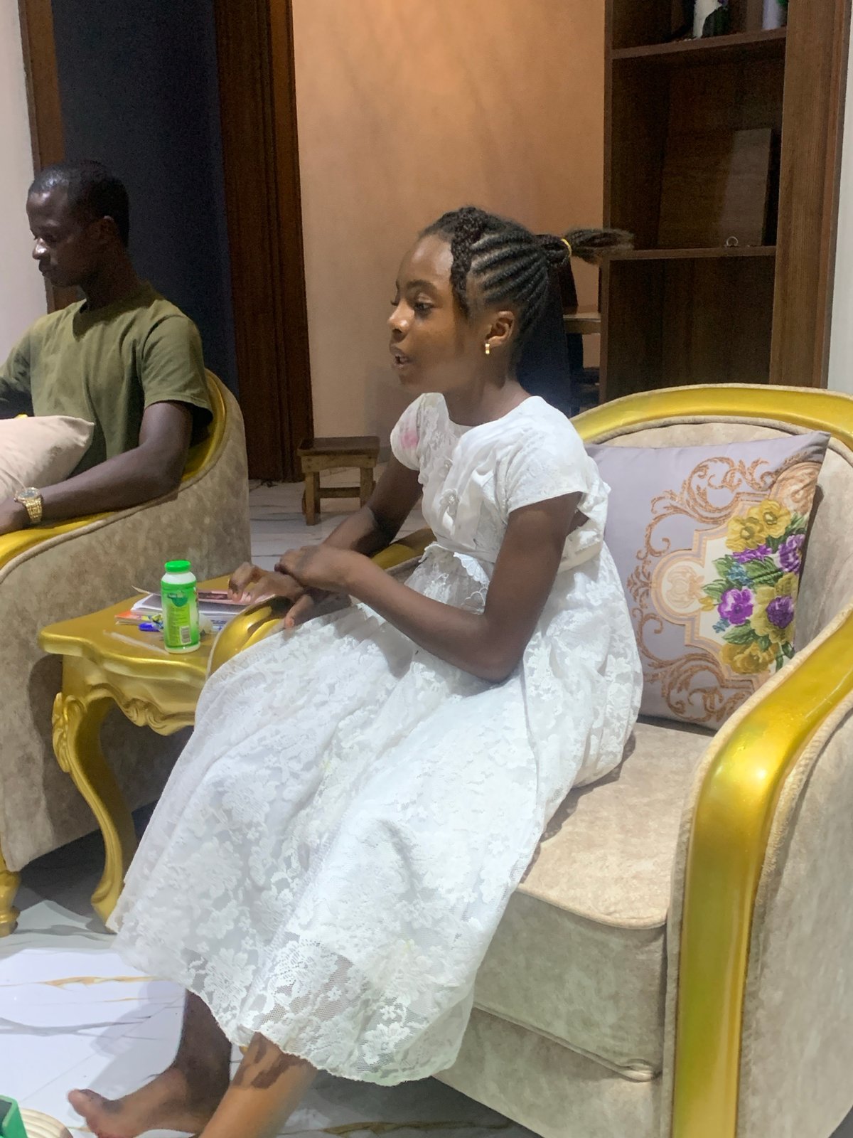 Children gather in Jos home during evening hours