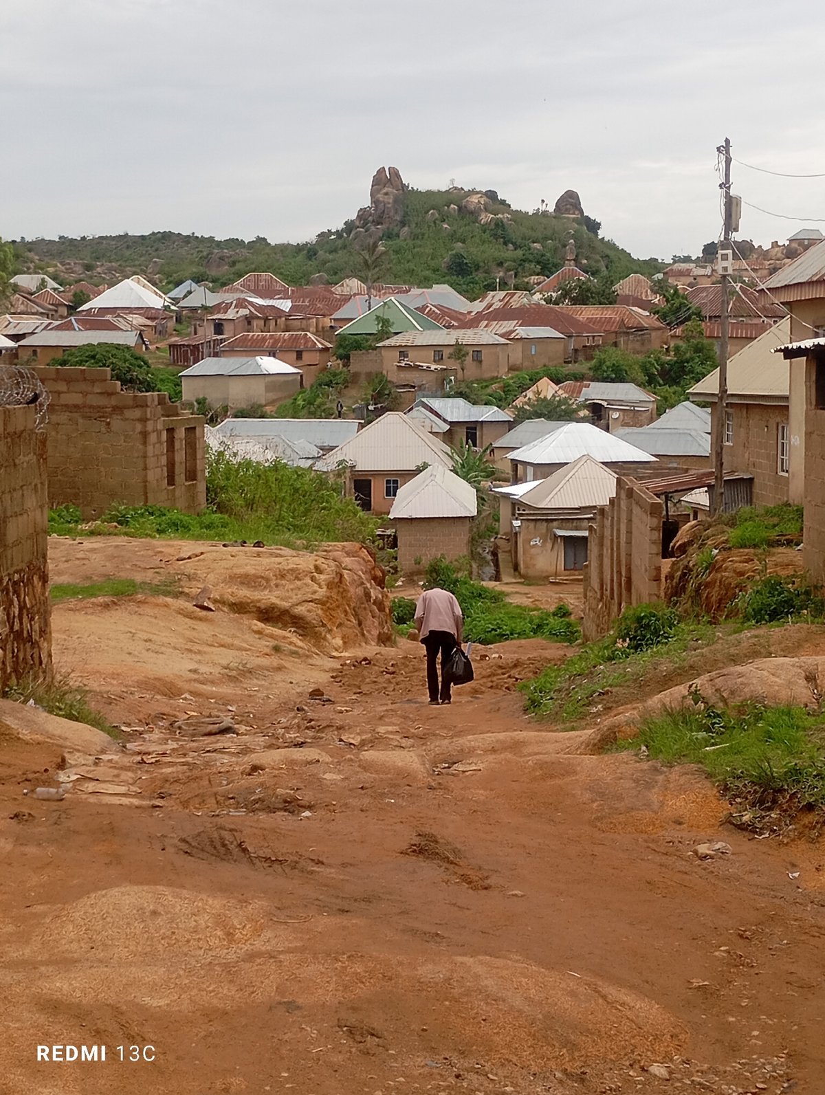 Daily life continues in Jos, Nigeria after rainfall
