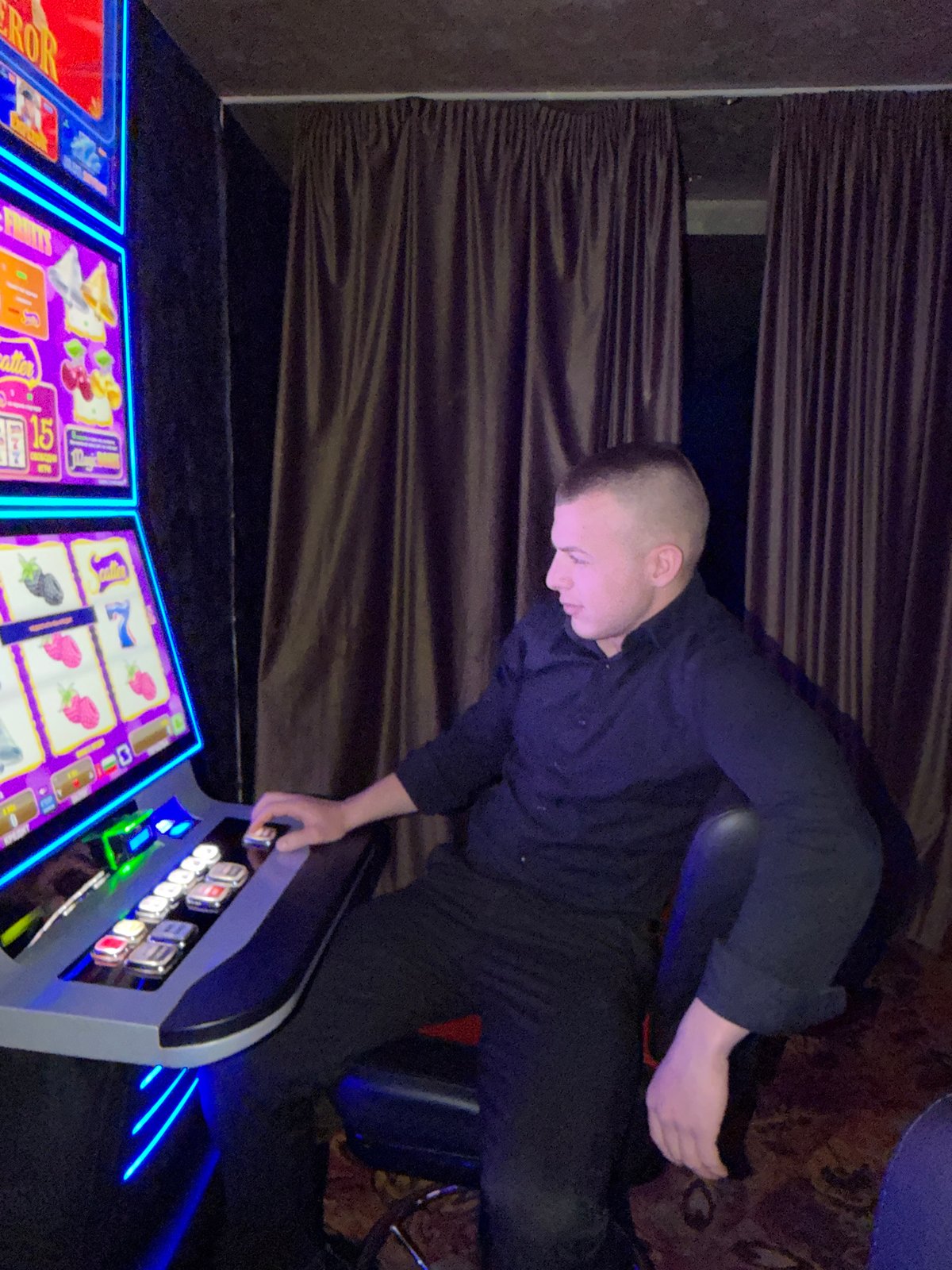 Gaming venue gathering documented in Haskovo, Bulgaria
