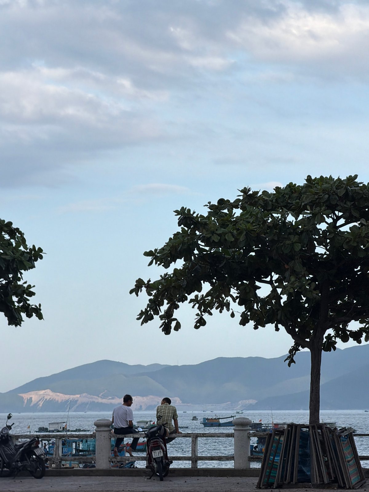 Chilling at a beachside club in Nha Trang, Vietnam