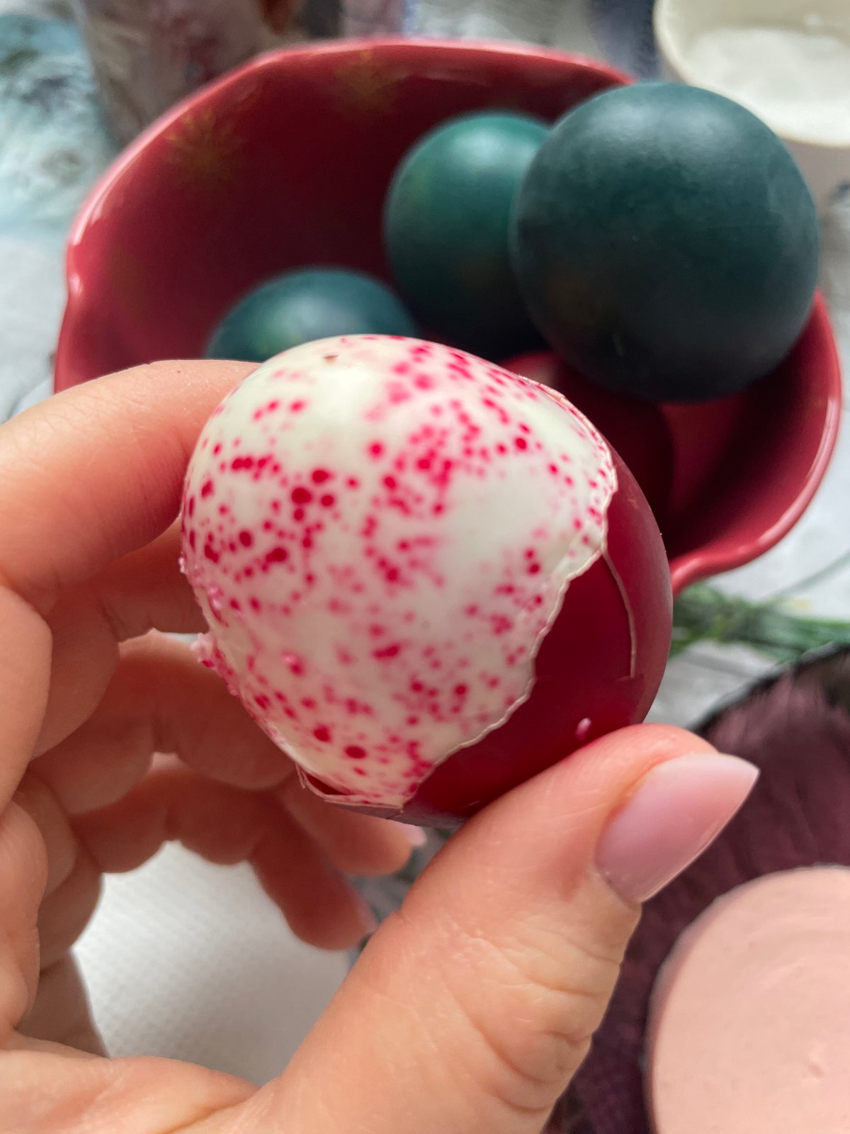 Easter egg preparation observed in Chaikovsky, Russia