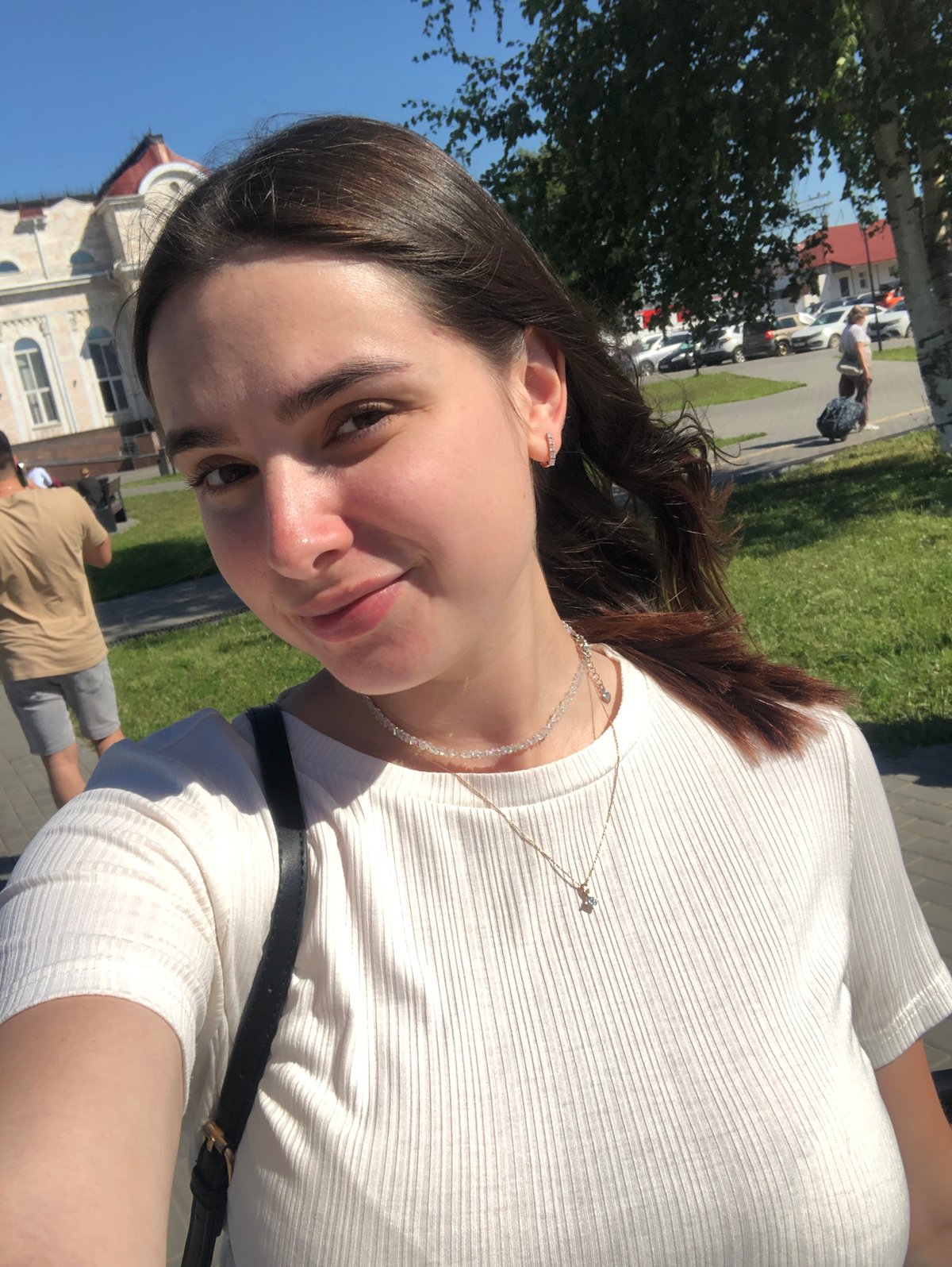 Selfies and architecture at Izhevsk railway station