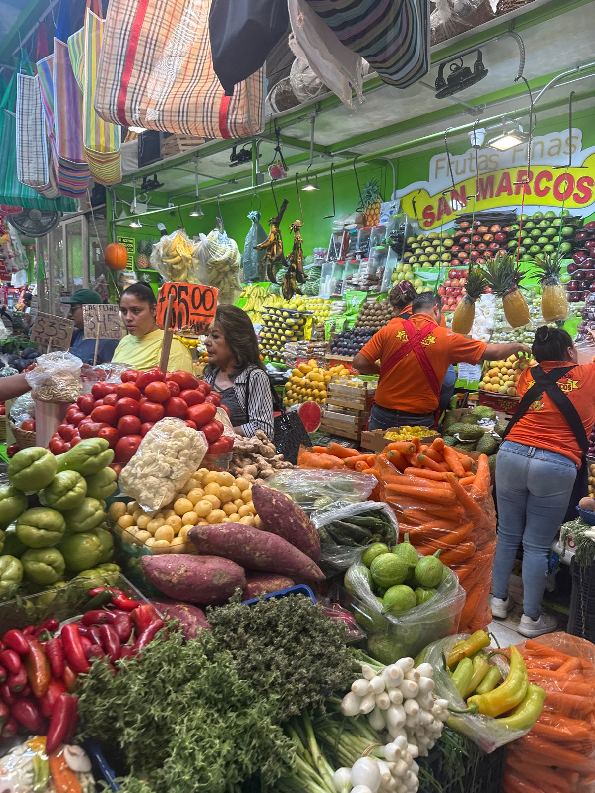 Evening market scenes documented in Puebla, Mexico