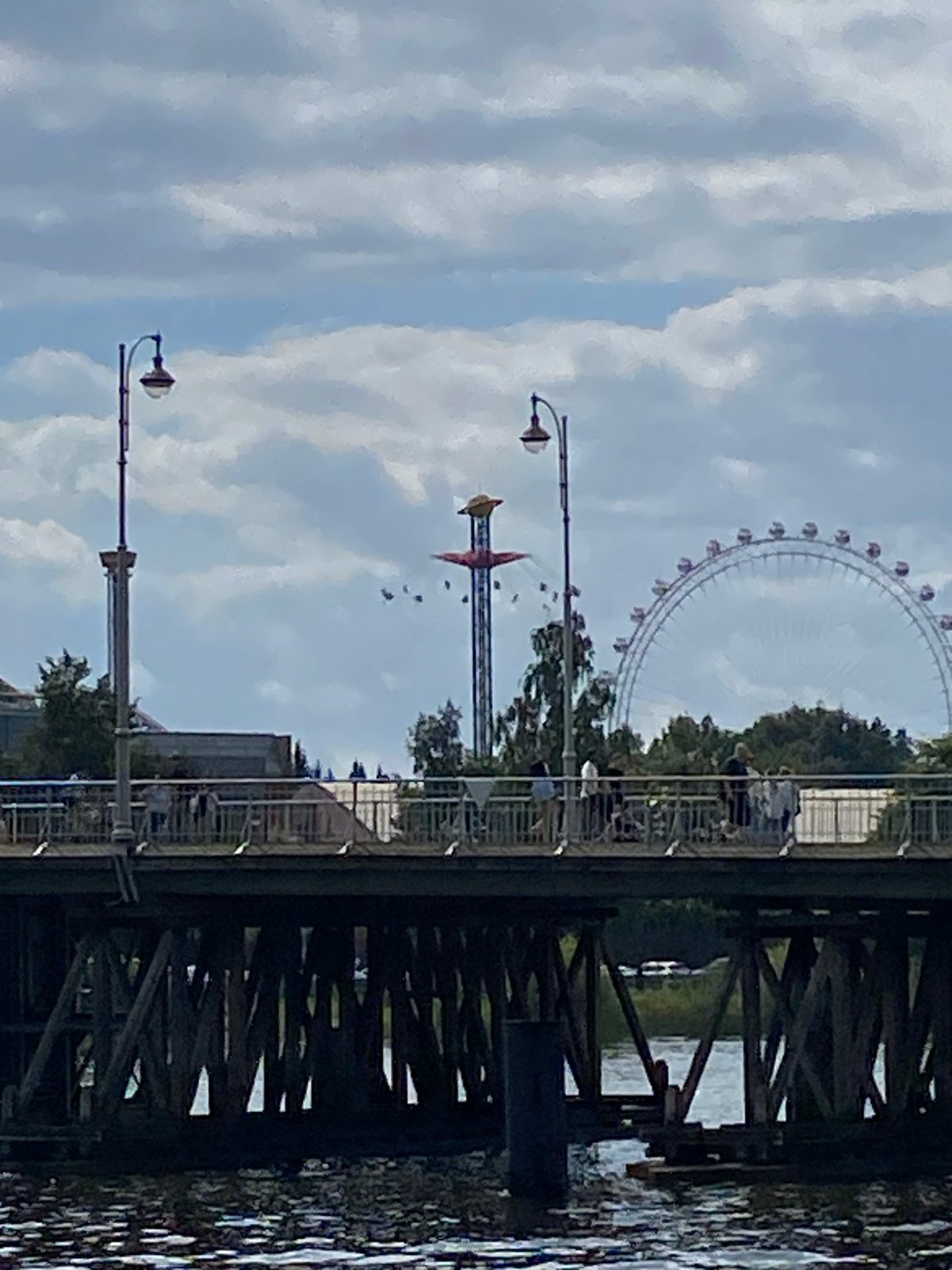 Summer morning along the Neva River, Saint Petersburg