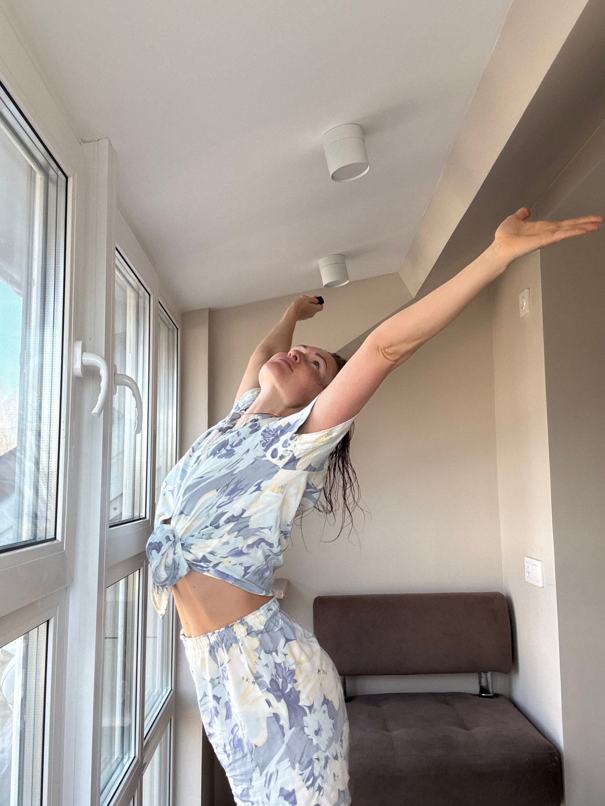 Late night domestic life documented in Chaikovsky, Russia