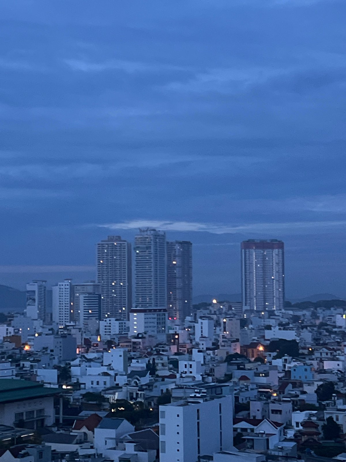 Evening scenes captured in Bac Nha Trang Ward, Vietnam