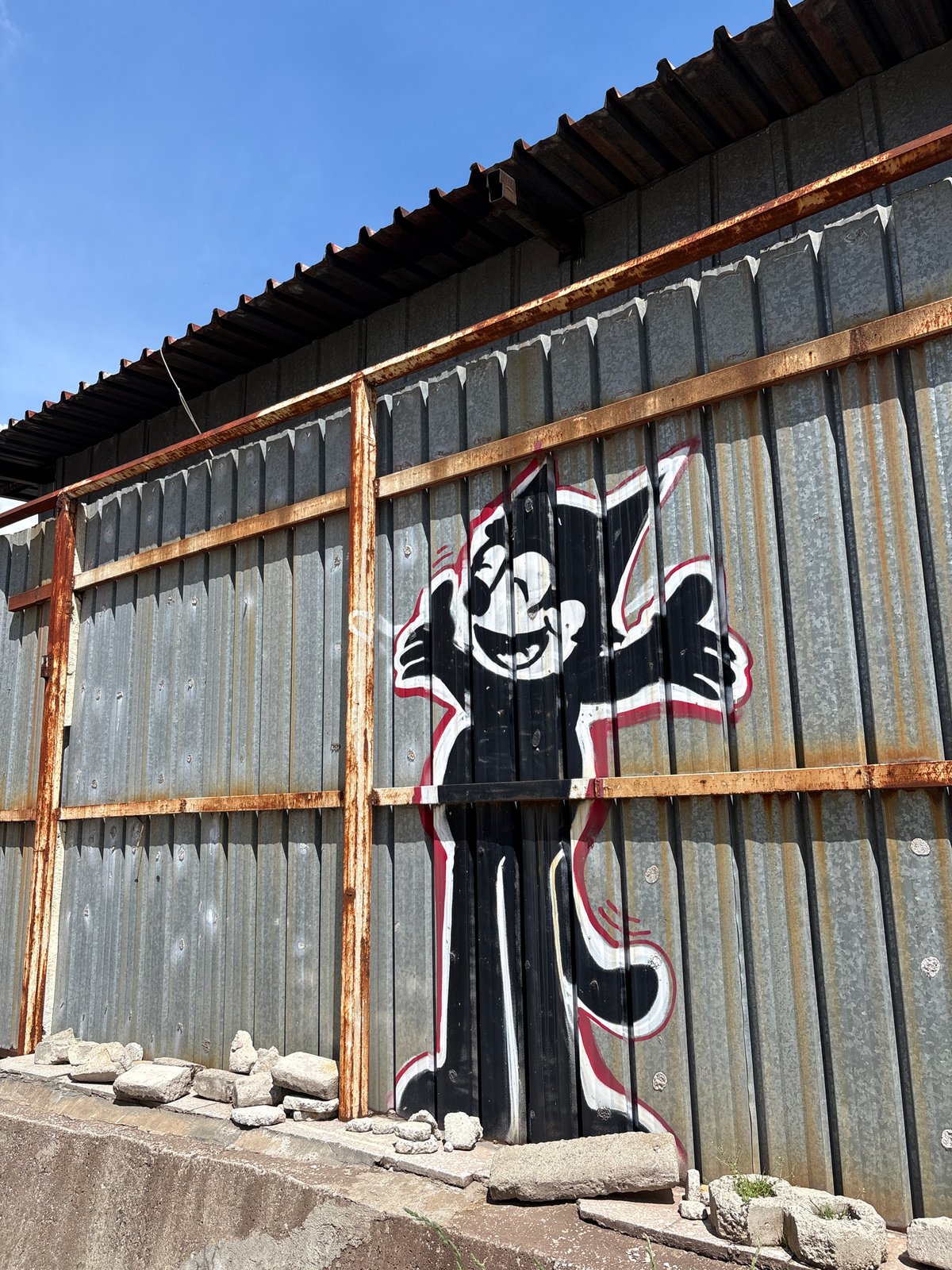 Urban scenes documented in Sofia featuring graffiti and street fashion