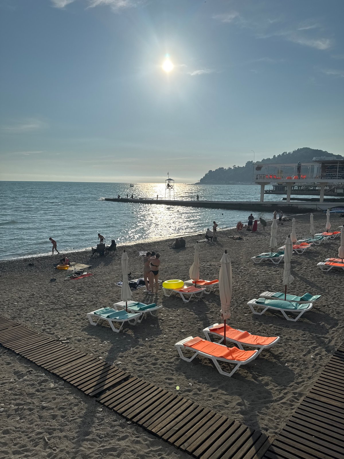 Summer leisure activities documented across Sochi beaches and recreation areas