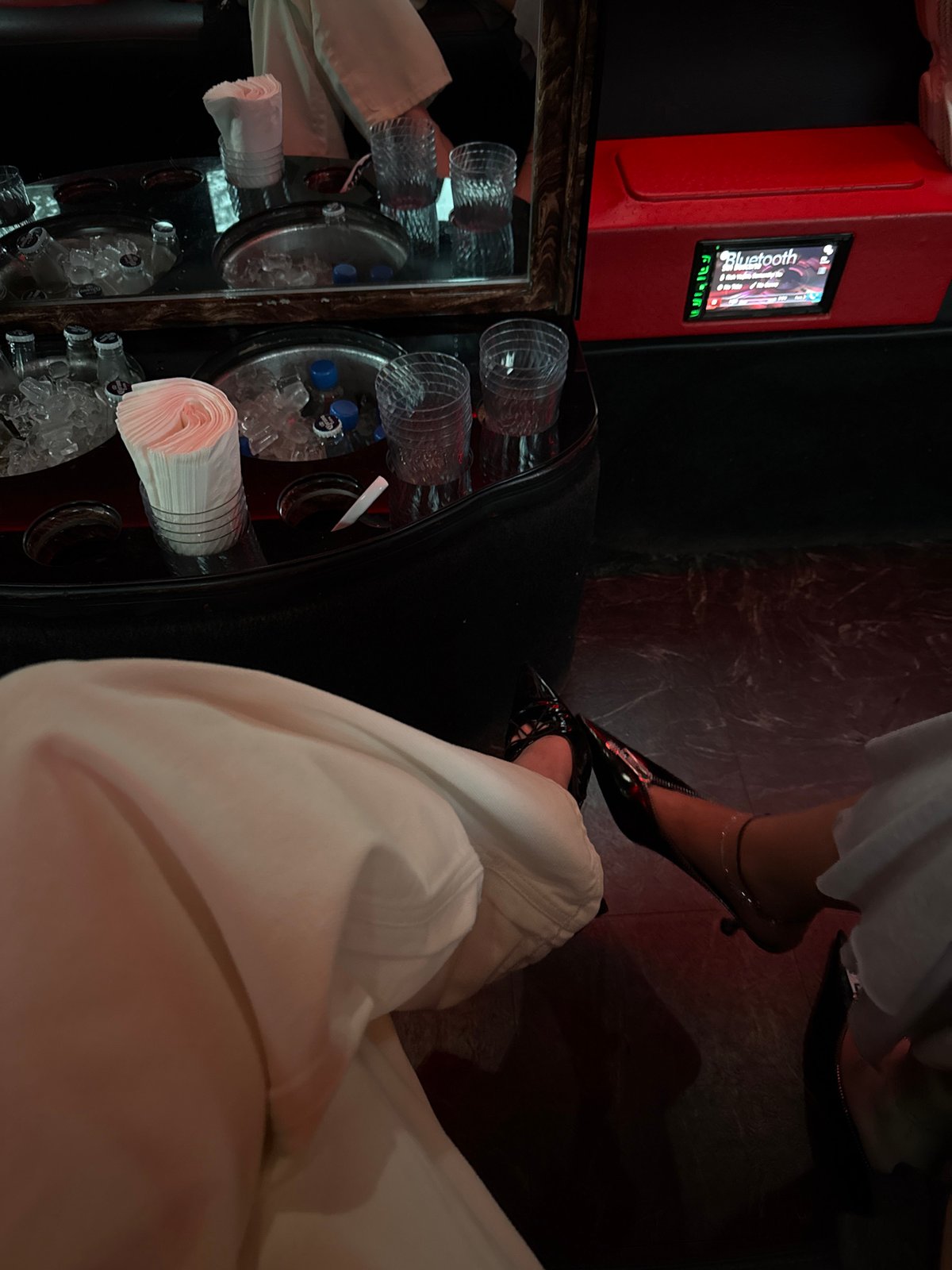 Woman spotted in dimly lit Miami Beach nightclub venue