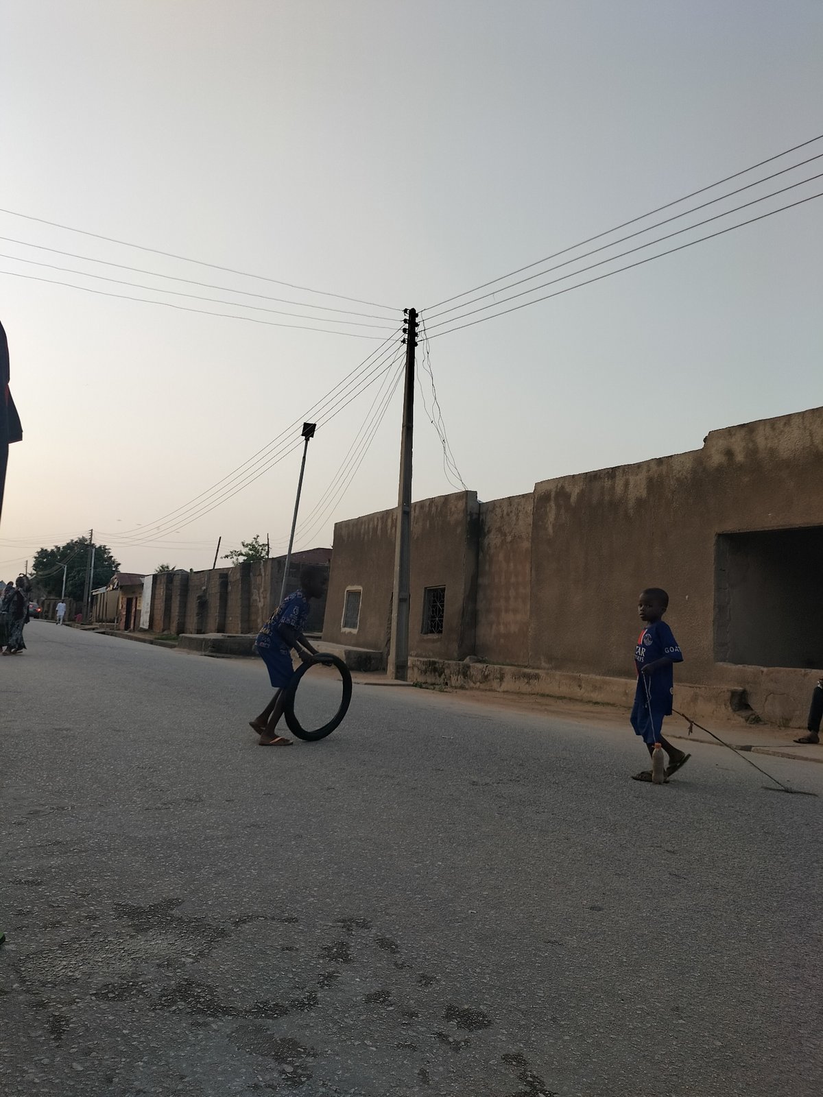 Street life in Jalingo, Nigeria on a June afternoon