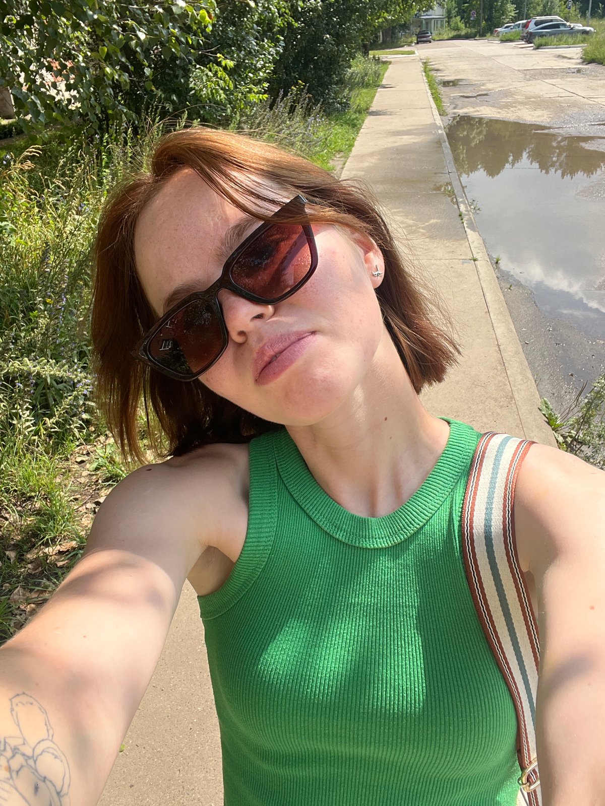 Summer morning in a Chaikovsky park, July 2026