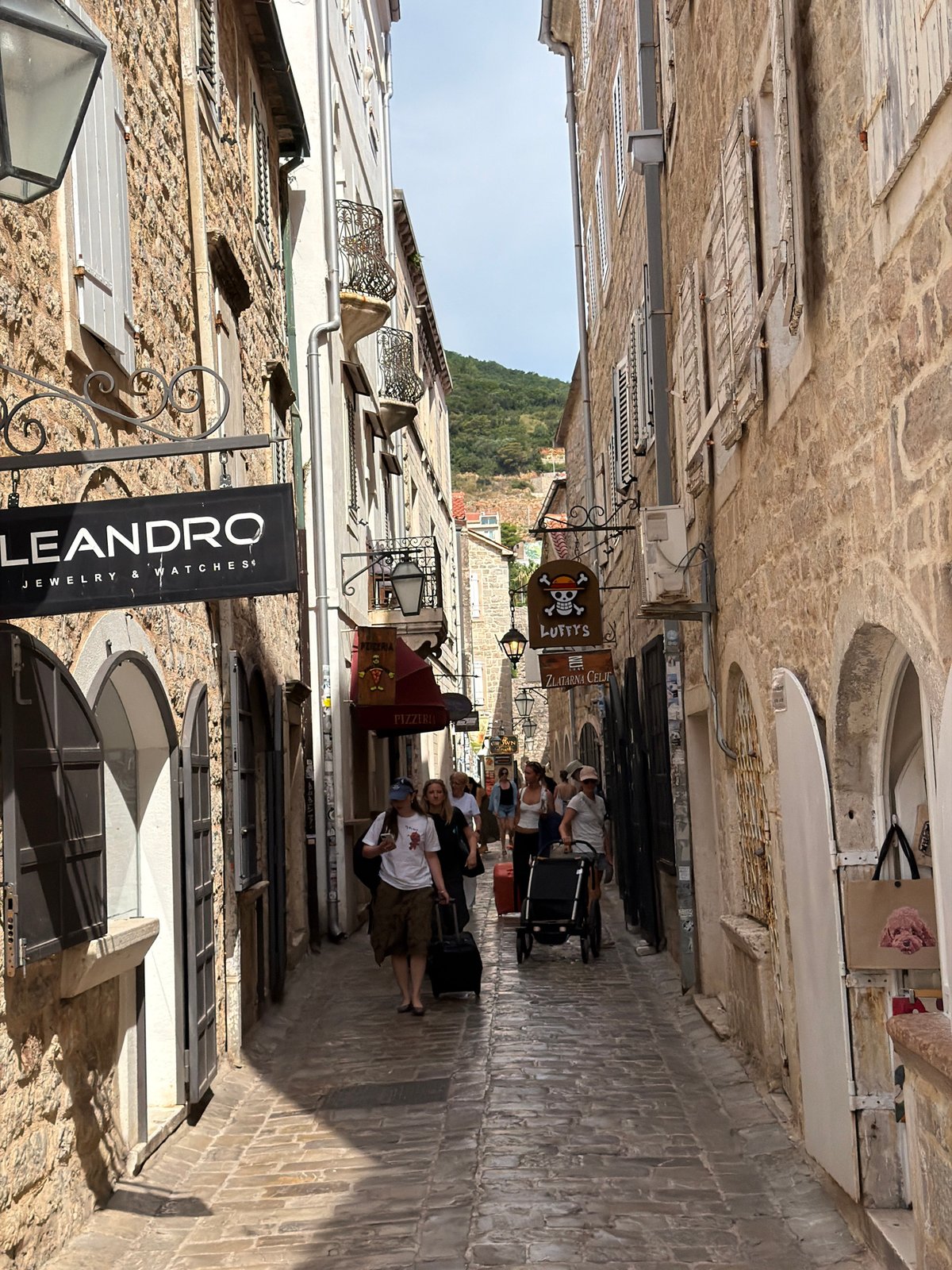 Morning stroll through Budva's Old Town walls and waterfront