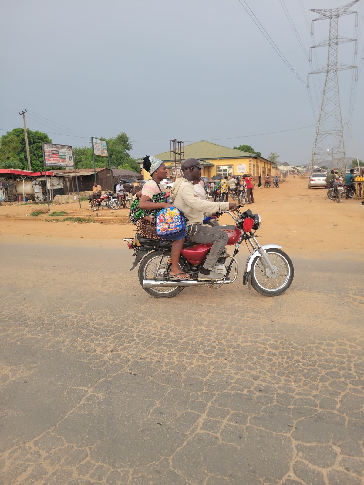 Everyday street life documented across two Nigerian towns