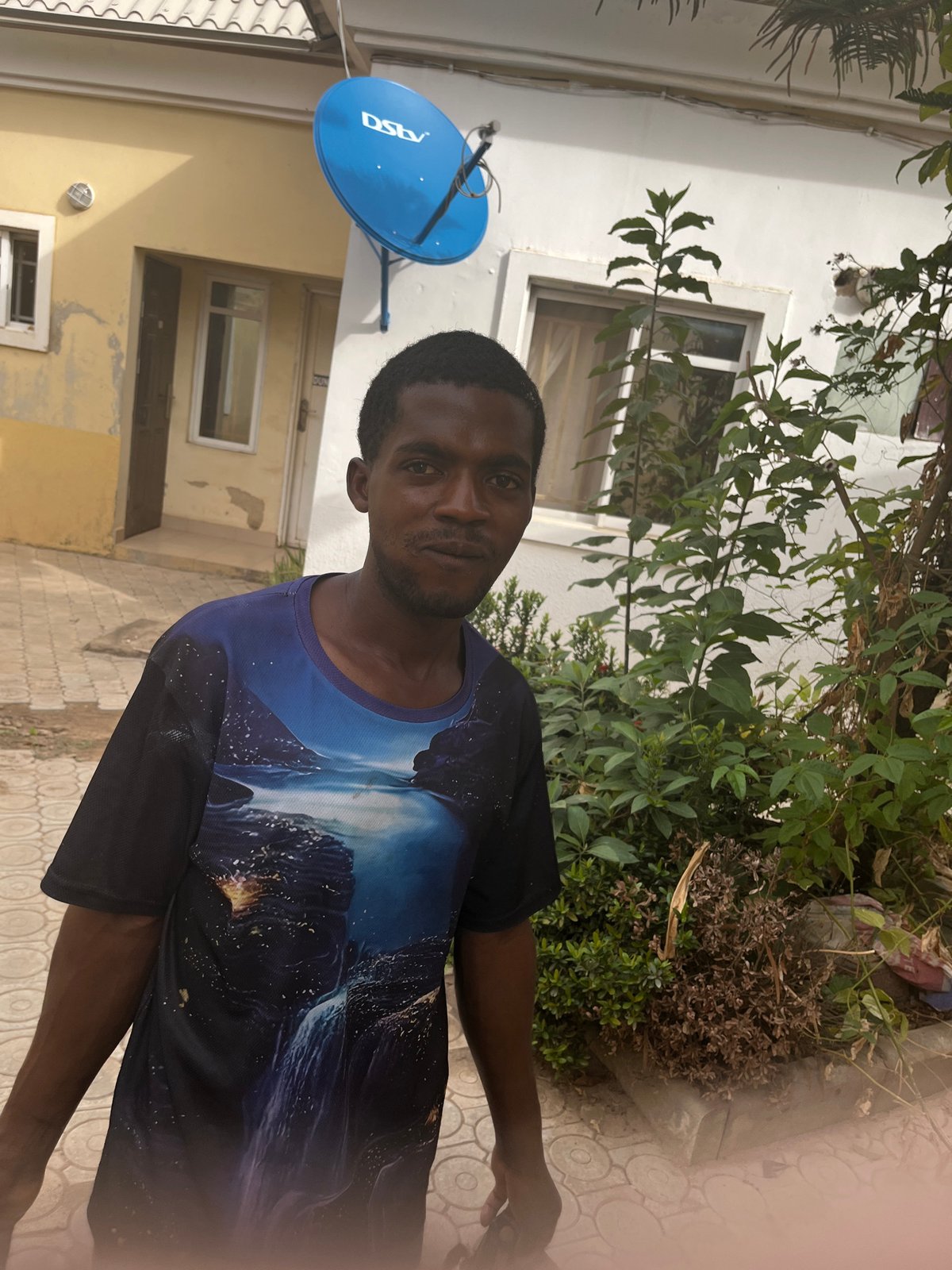 Morning life documented in residential Abuja neighborhood