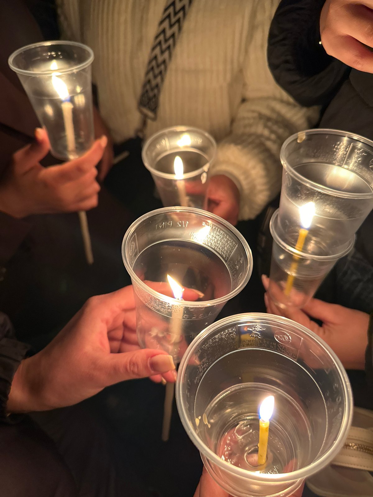 Candlelight vigil held in Dupnitsa, Bulgaria Saturday evening