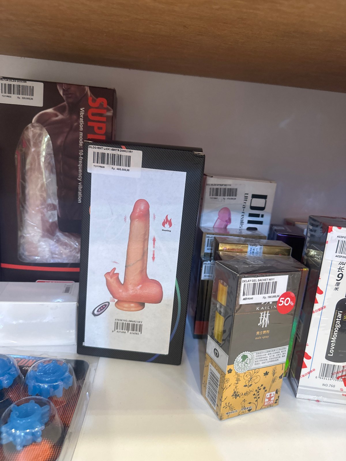 Adult and fashion retail displays spotted in North Kuta