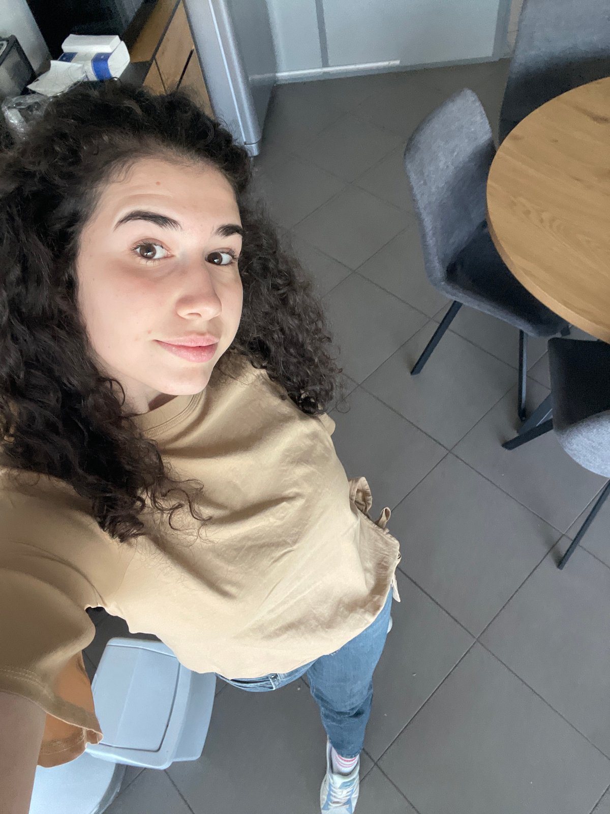 Women document morning moments across Sofia in selfies, videos