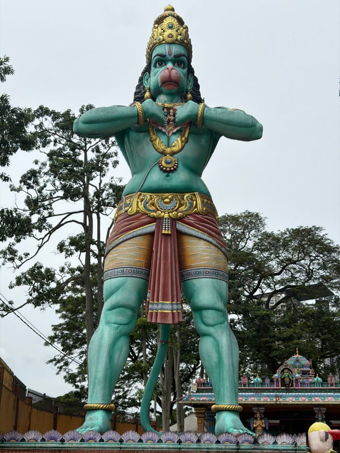 Early morning tourist visit to Malaysia's Batu Caves temple