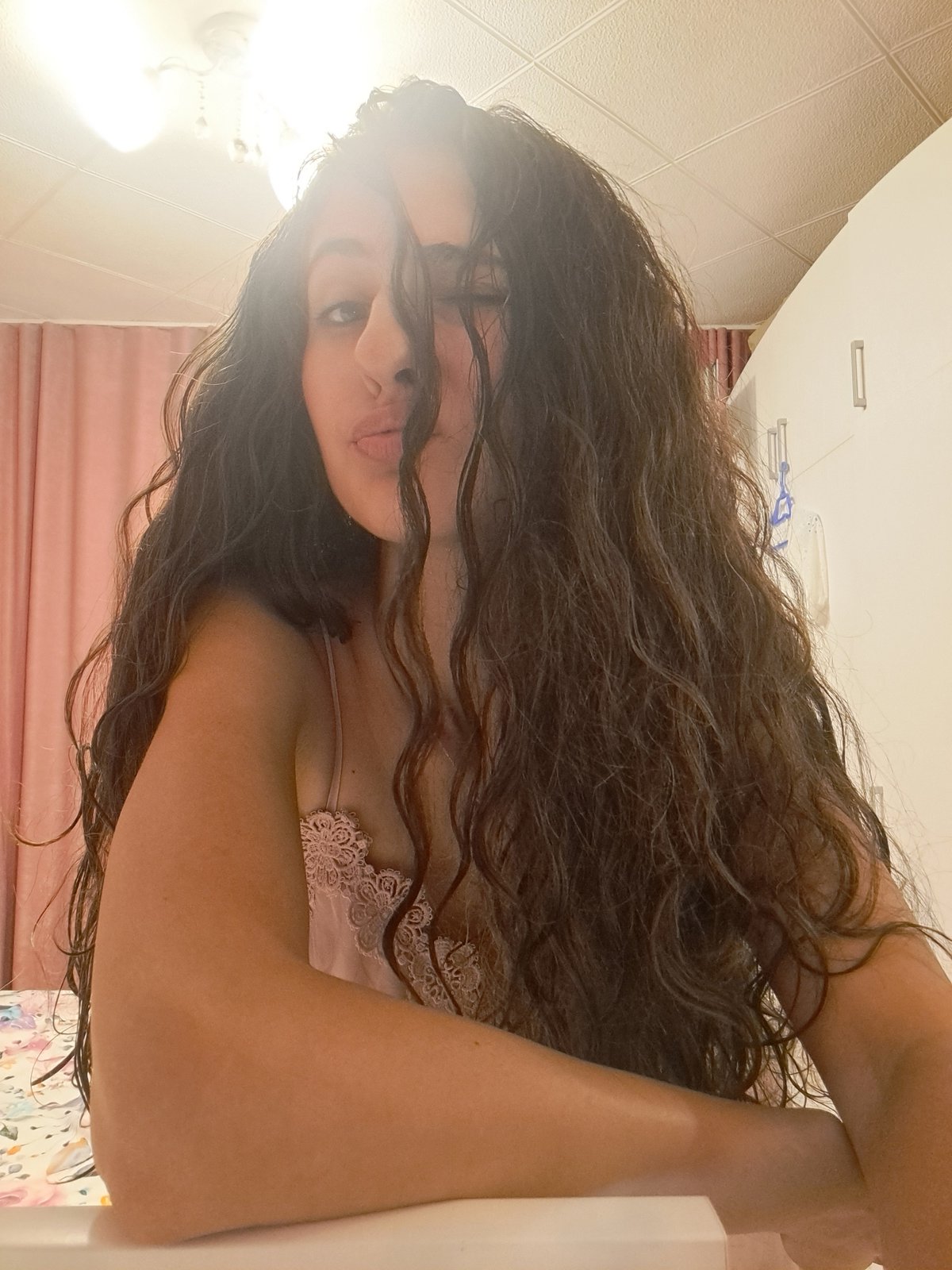 Evening hair routine and sheep herding captured in Negovan