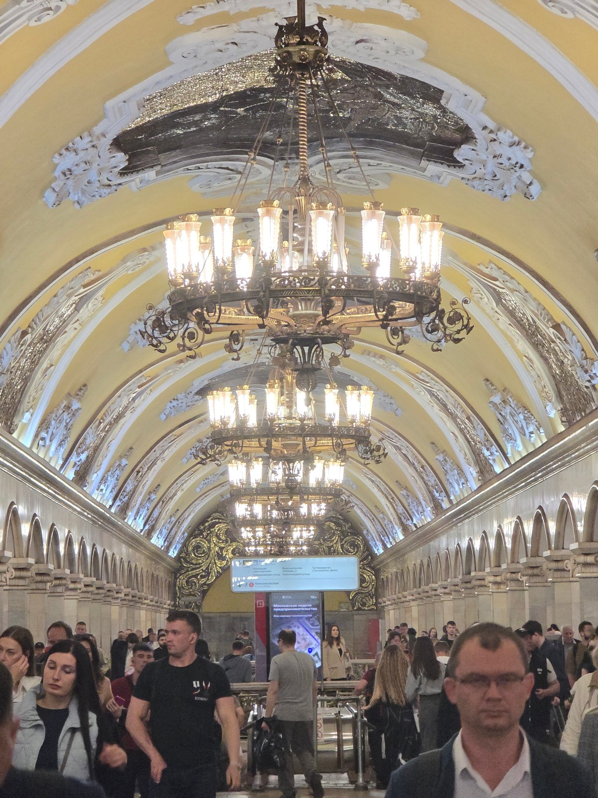 Moscow Metro architecture and street book sale documented