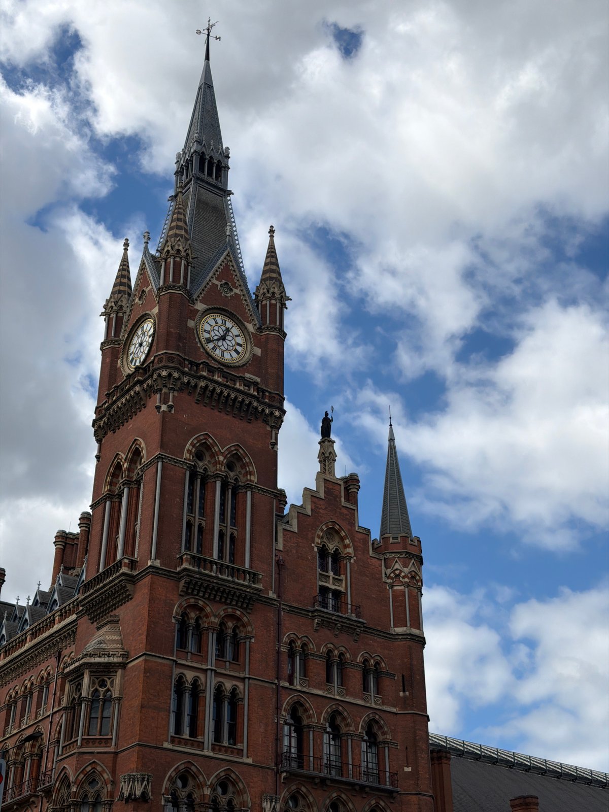 Gothic Revival Building Photographed in London