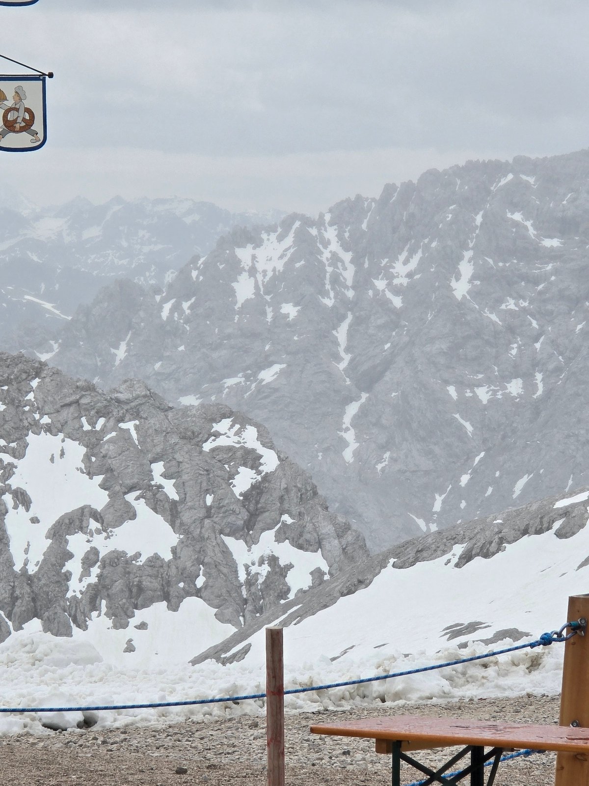 Zugspitze on a grey June day: peaks, patios, and pastries