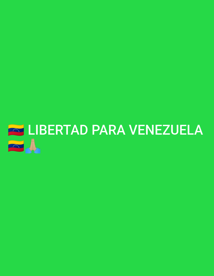 Digital freedom message for Venezuela spotted in Caracas