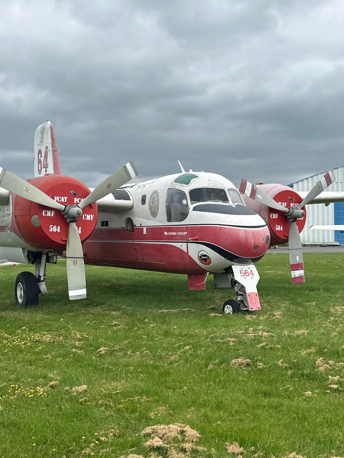 Aircraft maintenance and parking activity observed in Langley